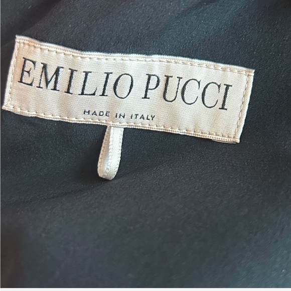 Emilio Pucci Black Shift Cut Out Dress Size 4 - Picture 5 of 7